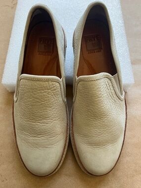 Mens Frye Gates Slip-On Leather Sneakers